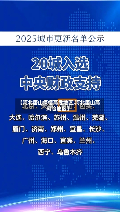 【河北唐山疫情高危地区,河北唐山高风险地区】