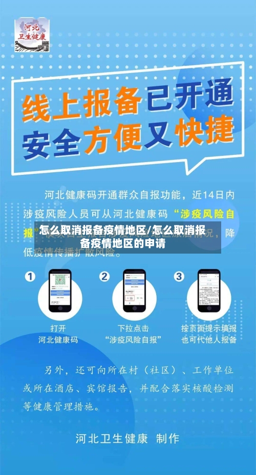 怎么取消报备疫情地区/怎么取消报备疫情地区的申请