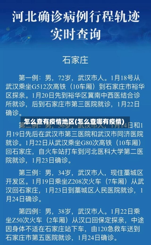 怎么查有疫情地区(怎么查哪有疫情)