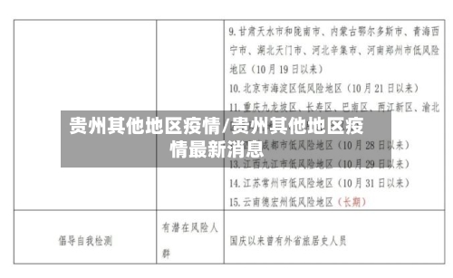 贵州其他地区疫情/贵州其他地区疫情最新消息-第3张图片