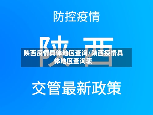 陕西疫情具体地区查询/陕西疫情具体地区查询表-第2张图片