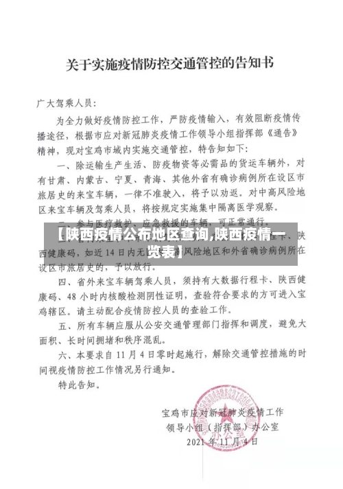 【陕西疫情公布地区查询,陕西疫情一览表】-第2张图片