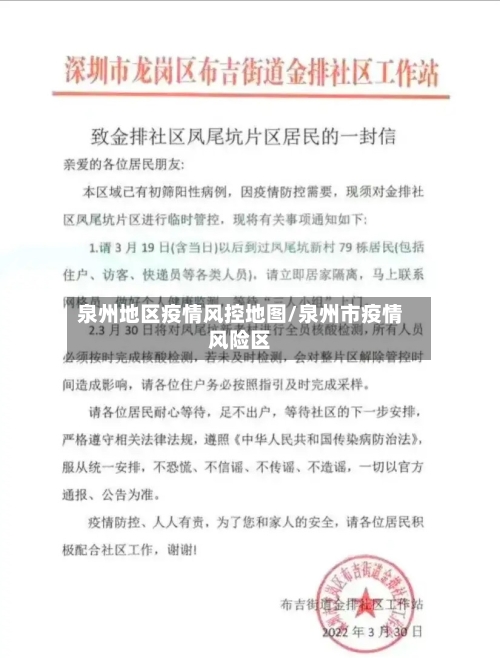 泉州地区疫情风控地图/泉州市疫情风险区