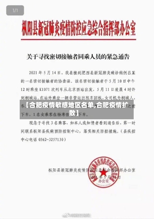 【合肥疫情敏感地区名单,合肥疫情扩散】-第3张图片