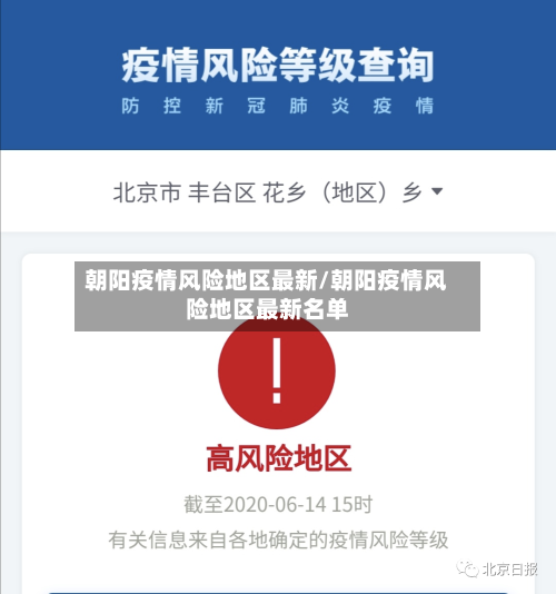 朝阳疫情风险地区最新/朝阳疫情风险地区最新名单-第2张图片