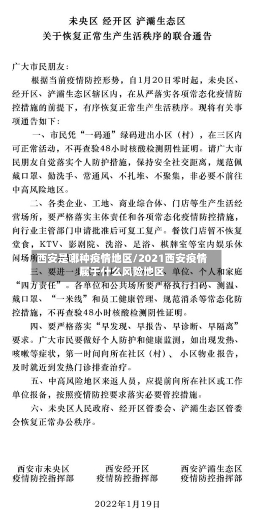 西安是哪种疫情地区/2021西安疫情属于什么风险地区-第3张图片